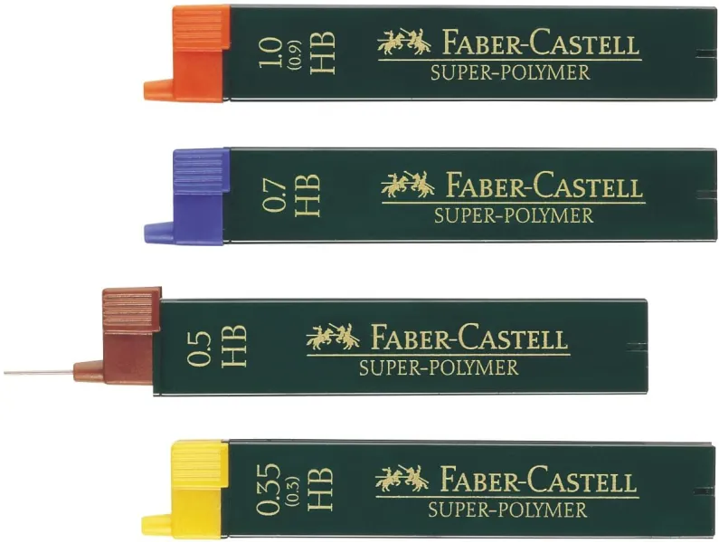 Μύτες faber castell 0.3mm hb 12 τεμάχια - Faber castell