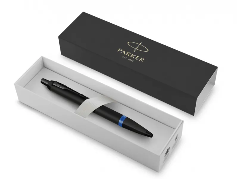στυλό parker im black blue vibrant ring ballpen - Parker