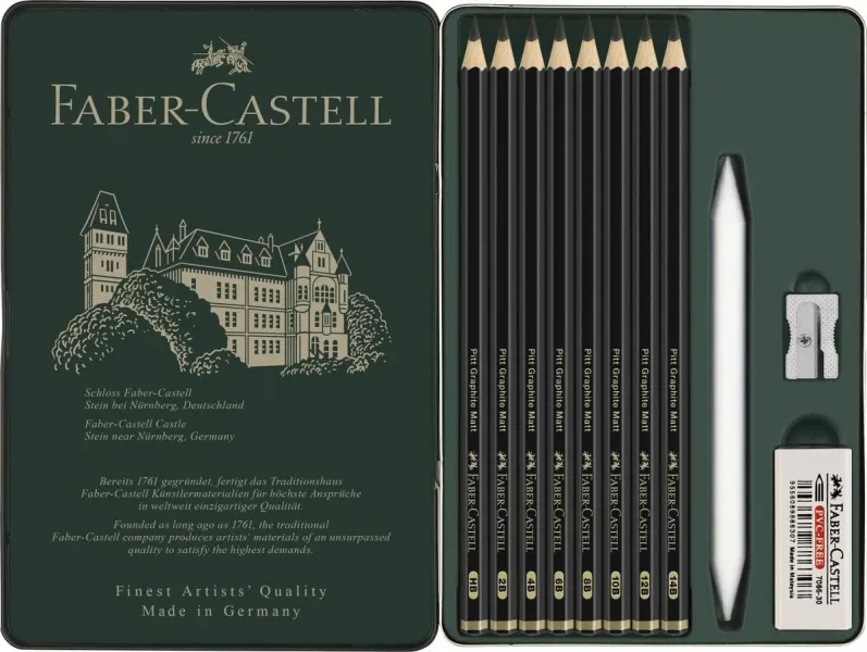 Μολύβια faber castell pitt graphite matt 11 τεμάχια - Faber castell