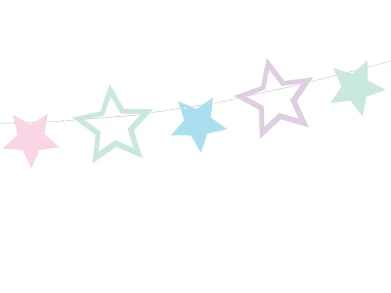 Γιρλάντα diy unicorn αστέρια 1.4m - Deco