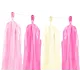 Γιρλάντα με χάρτινες φούντες tassel paper garland diy pink mix - Deco