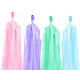Γιρλάντα με χάρτινες φούντες tassel paper garland diy unicorn - Deco