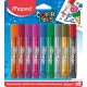 Glitter glue maped 10.5ml 9 τεμάχια - Maped