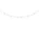 Γιρλάντα scalopped fringe garland 3m white - Deco