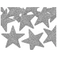 Αστέρια silver glitter 5cm 8 τεμάχια - Deco