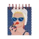 σημειωματάριο first class lounge lady red - Santoro gorjuss