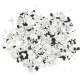 Αλατιέρα flakes terrazzo 90gr ασορτί μαύρο - Deco