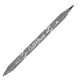 Μαρκαδόρος online callibrush διπλή μύτη brown - Online