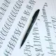 Μαρκαδόρος pentel πινέλο brush sign pen blue black - Pentel
