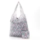 τσάντα recycled shopping bag eco chic white feathers - Eco chic