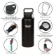 Θερμός stein healthy human navy 621ml - Healthy human