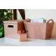 Καλάθι περιοδικών osco blush  27 x 40 x 26 cm - Osco