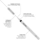 Μαρκαδόρος σχεδίου winson & newton 0.05 black - 
