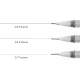 Μαρκαδόρος σχεδίου winsor & newton 0.3 grey - 