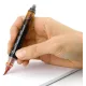 Μαρκαδόρος pentel arts dual metallic brush pink - Pentel
