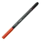Μαρκαδόρος lyra aqua brush duo 6520020 permanent red - Lyra