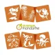 στένσιλ mandarine mermaids 15x15εκ. 6 σχέδια - Mandarine