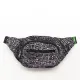 τσαντάκι μέσης recycled bum bag eco black music - Eco chic