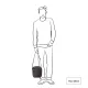 τσαντάκι ωμου hedgren uptown brown hnxt01-343 - Hedgren