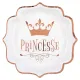 πιάτα χάρτινα princess 10 τεμάχια - Santex