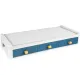 Βάση οθόνης - μολυβοθήκη yellowone 51x22x8cm μπλε - Yellowone