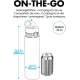 παγούρι ion8 1000ml blue/pink gradient motivator - Ion8