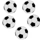 Διακοσμητικά football χάρτινα 2cm 50 τεμάχια - Santex