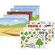 Αυτοκόλλητα & heyda κάρτες rub on stickers farm 5+ - Heyda