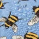 τσάντα recycled shopping bag eco chic shopper blue bees - Eco chic