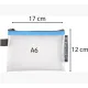 Θήκη πλαστική με zip αδιάβροχη α6 exacompta - Exacompta