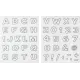 σφραγίδες heyda alphabet foam rubber 52 τεμάχια (264888670) - Heyda