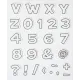 σφραγίδες heyda alphabet foam rubber 52 τεμάχια (264888670) - Heyda