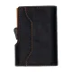 πορτοφόλι & θήκη πιστωτικών καρτών c-secure black orange (wchc12001) - C-secure