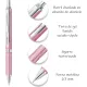 Μαρκαδόρος pentel energel alloy pink 0.7 - Pentel
