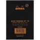 Μπλοκ rhodia black 8.5x12 ριγέ 80φ. 126009 ν.12 - Rhodia