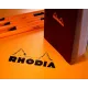 Μπλοκ rhodia black 8.5x12 ριγέ 80φ. 126009 ν.12 - Rhodia