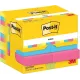 Αυτοκόλλητα χαρτάκια post-it 3m 653 tfen energetic 51x38cm 12τεμ x 100 φύλλα - 3m