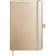σημειωματάριο brunnen kompagnon metallic με λάστιχο 12.5 x 19.5 cm dotted σελίδες χρυσό - Brunnen