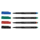 Μαρκαδόρος faber castell multimark s green - Faber castell