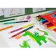 Ξυλομπογιές faber castell κάστρο 24 χρώματα+ξύστρα - Faber castell