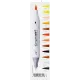 Μαρκαδόροι graph it οινοπνεύματος διπλή μύτη hairstyle set - Graphit