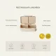 φαγητοδοχείο citron rectangle lunchbox ballerina - Citron