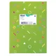 τετράδιο skag super λαχανί με σχέδια 17x25cm 50 φύλλα - Skag