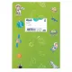 τετράδιο skag super λαχανί με σχέδια 17x25cm 50 φύλλα - Skag