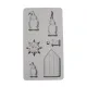 Καλούπι σιλικόνης rayher gnome 6 σχέδια 14.5x26x1cm - Rayher