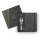 πένα parker i.m chrome metallic grey bt με δώρο σημειωματάριο - Parker