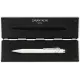 στυλό caran d'ache 849 fluo λευκό medium σε μεταλλικό κουτί δώρου ballpen - Caran d'ache