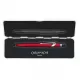 στυλό caran d'ache 849 colormat-x κόκκινο σε μεταλλικό κουτί δώρου ballpen - Caran d'ache