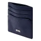 Καρτοθήκη δερμάτινη hugo boss classic grained navy - Hugo boss