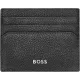 Καρτοθήκη δερμάτινη hugo boss classic grained black - Hugo boss